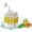 White, variant on 2-in-1 Ice Cube Bottle with Straw - Easy Press Ice Tray Water Bottle, Leak Proof Lid, Vertical Ice Maker for Freezer, Travel, Gym & Home Use (White, 500ml)