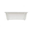 thumbnail image 2 of Dish Drainer Rack White 12x14x4 Dry Dishes Kitchen Counter Sink, 2 of 6