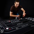 thumbnail image 4 of Lancaster 2-in-1 Casino Conversion Poker Table Game Portable Felt Mat (2 Pack), 4 of 10