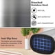 thumbnail image 3 of 13 Gallon Trash Can Kitchen Garbage Can, Touch-Free Automatic Stainless Steel Trash Can with Lid Oval Shape Garbage Bin 50L High-Capacity Metal Trash Can for Bathroom Bedroom Home Office, Sl, 3 of 5