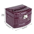 thumbnail image 4 of Ccdes 3 Layers Jewelry Necklace Ring Storage Box Case Lady Gift Home Supplies , Jewelry Storage Box, 3 Layers Jewelry Box, 4 of 5