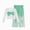 R599-Green, variant on NOLDARES Infant Kid Girl Cute Fall Clothes Set2pcs Long Sleeve Crewneck Sweatshirt and Pants Print Outfits Clothing(Green,4-5 Y)