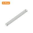 thumbnail image 3 of Uxcell 5Pcs Wire Diameter 0.02", OD 0.16", Free Length 1.57" 304 Stainless Steel Coil Mechanical Compressed Spring, 3 of 7