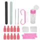 thumbnail image 1 of Juego de limas de uñas, empujador de cortador de cutículas, juego de empujador de cortador de cutículas de uñas, herramientas de arte Ultra sensibles, 1 of 12