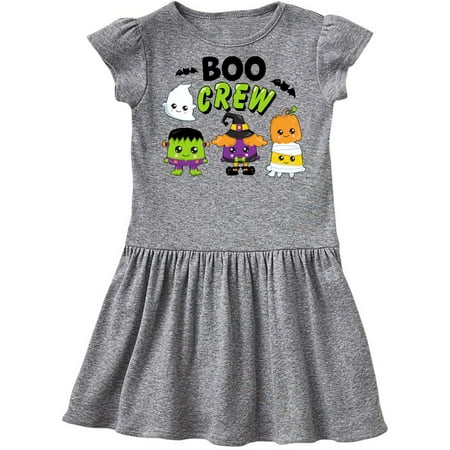 

Inktastic Halloween Boo Crew Trick or Treating Gift Toddler Girl Dress