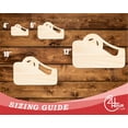 thumbnail image 3 of Unfinished Wood Tape Dispenser Shape | DIY Craft Cutout 14" / 1/2", 3 of 3