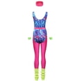 thumbnail image 6 of Women 80s Workout Costume with Vintage Accessories Set, 6 of 7