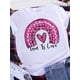 thumbnail image 3 of Brave Soul L-Camiseta blanca con letras Retro americanas para mujer, camiseta holgada de manga corta con cuello redondo, Top informal de talla grande de gran tamaño, 3 of 5