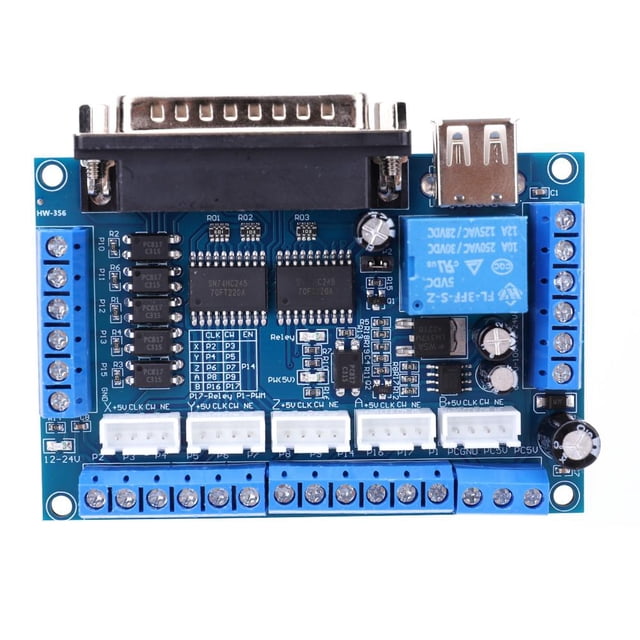 Módulo de máquina de grabado MACH3 Módulo de placa de controlador USB para controlador de motor paso a paso