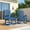 Navy, variant on Oversized HDPE Outdoor Rocking Chair, All-Weather High Back Porch Rocker, 1-Pack, Black
