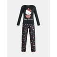 thumbnail image 4 of Grayson Social Hello Kitty Women's Happy Holidays Sleep Tee and Joggers Pajama Set, 2-Piece, Sizes S-3X, 4 of 4
