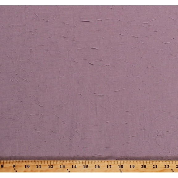 Crushed Crinkled Dusty Lavender 102" Wide Sheer Polyester Decorator Fabric by the Yard (A107.07)
