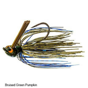 Z Man CrosseyeZ Flipping Jig 3/8oz Bruised Green Pumpkin