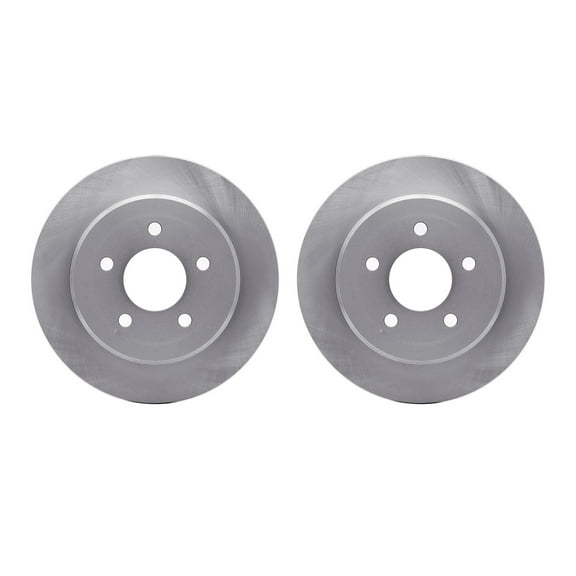 Dynamic Friction Company Rear Brake Rotors 6002-56008