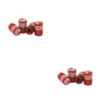 thumbnail image 2 of Thinsony 4 Pieces Car Tire Valve Stems Caps Flag Pattern Rim Sleeve Dustproof Cover Repair Parts for Bicycle Vehicle Motorcycle Red 2Set, 2 of 6