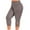 Gray, variant on UYISJ Capri Leggings for Women 2024 Summer Plus Size Capris Knee Length Casual Workout Yoga Capri Pants Beach Cropped Pants Soft Comfy Pants Gray XXXL