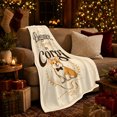 thumbnail image 3 of Corgi Elegance Cartoon Dog Crown Bowtie, Playful Pet Portrait Pattern, Warm Flannel Blanket for Living Room and Bedroom, Dog Lovers Just Because Gift, Pet Lover Home Decor, 3 of 9