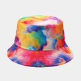 thumbnail image 3 of CoCopeaunts Tie Dye Bucket Hat for Women Double Side Wear Sun Protector Fisherman Hat for Travelling All Seasons All-Match, 3 of 8