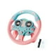 thumbnail image 4 of Volante de juguete de simulación, volante interactivo para educación temprana para niños. Rosa, 4 of 9