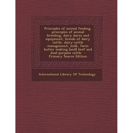 Principles of Animal Feeding, Principles of Animal Breeding, Dairy Barns and Equipment, Breeds of Dairy Cattle, Dairy-Cattle Management, Milk, Farm Bu