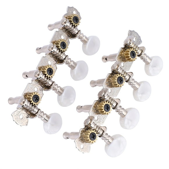 Excellent Steel + Acrylic + Copper Mandolin Machine Head, Exquisite Outlook Tuning Pegs, For 8 String Mandolin Tuners