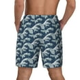 thumbnail image 4 of Goofa A Japanese Great Wave Printed Men's Swim Trunks Board Shorts Quick Dry Mens Swimming Trunks with Compression Liner,Breathable Fit Hawaii Beach Shorts-Small, 4 of 9