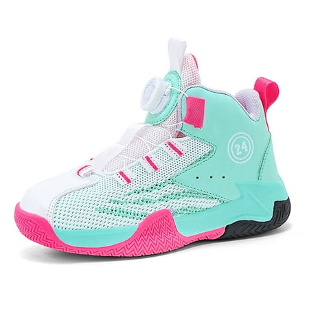 

Hicooer JOINFUN Boys High Top Sneakers Basketball Shoes Breathable Lightweight Running Shoes for Kids Fashion School Shoes Little Kids/Big Kids