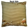 thumbnail image 2 of EREHome Coquillages avec Oreiller de Sable Housse de Coussin Décor 18x18 Pouces, 2 of 2