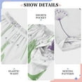 thumbnail image 6 of FORMRS Kids Pajama Pants with Pockets Size 13-14Y Boys Lounge Sleep Bottoms, Purple Birds, 6 of 8