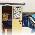 thumbnail image 2 of Psesaysky RV Door Window Shade, Foldable Hook and Loop Fastener RV Blackout Window Cover, UV Rays Protection for Camper Trailer Door, Light-resistant Fabric (Hawaiian Vacation Elements), 2 of 7