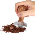 thumbnail image 3 of Moderate Coffee Tamper 58mm Wood Coffee Tamper, Coffee Beans Tamper, Coffee Enthusiast For Coffee Lover, 3 of 8