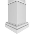 thumbnail image 5 of Ekena Millwork 10"W x 10'H Craftsman Classic Square Non-Tapered Arts & Crafts Fretwork Column w/ Tuscan Capital & Tuscan Base, 5 of 8