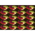 thumbnail image 1 of Ahgly Company Indoor Rectangle Patterned Deep Red Area Rugs, 4' x 6', 1 of 6