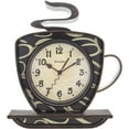 thumbnail image 5 of Westclox Coffee Cup Wall Clock 3D Mug Analog Kitchen Clock Brown, 3-Pack, 5 of 8
