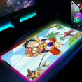 thumbnail image 1 of Alfombrilla de ratón RGB One Piece Anime Gaming, alfombrilla de ratón grande LED de goma negra, alfombrilla de teclado de PC para computadora portátil, LOL LIUWENJING unisex, 1 of 2