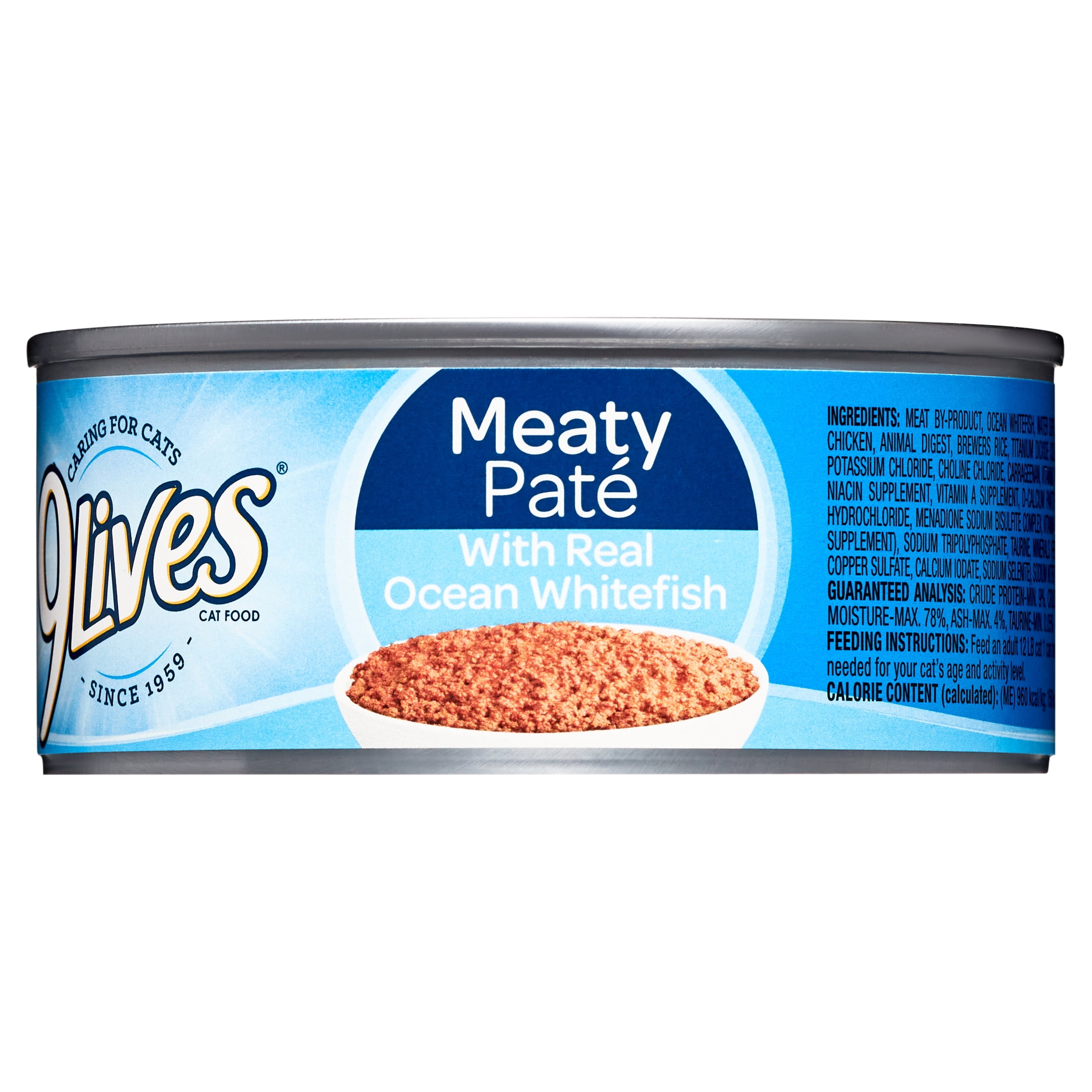 (2 pack) 9Lives Seafood and Poultry Favorites Variety Pack Wet Cat Food, 24 5.5-Ounce Cans