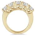 thumbnail image 2 of SZUL Women's 3 Carat TW Five Stone Diamond Wedding Band in 14K Yellow Gold  (J-K-L Color, I2-I3 Clarity), 2 of 3