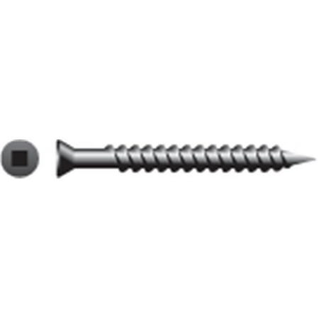 

8 x 3 in. Square Drive Trim Head Screws Phosphate Coated Box of 2 000