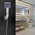 thumbnail image 3 of Bathroom Shower, Silver Square Shower Head, Square Single High-end Shower Head Handheld Shower Head For Hotel Home, 3 of 8