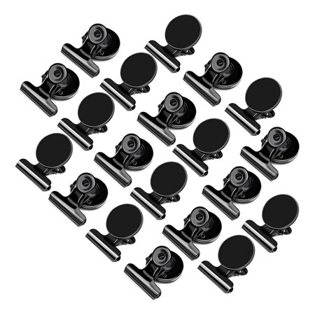 

Refrigerator Magnet Magnetic Clips for Whiteboards 40 Pcs Black Magnetic Clips Heavy Duty Metal Hanging Clips