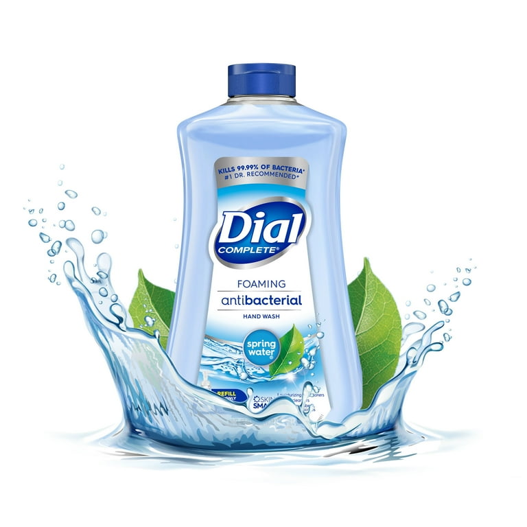 Dial Complete Antimicrobial Foamy Hand Soap Refill Antibacterial Sanitizing 32 fl oz Walmart