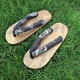 thumbnail image 1 of Traje de cosplay de anime japonés, sandalias de verano para hombres, pisos de madera, zuecos de zapatillas, chanclas-dragón negro / 44-45 / kaili Sencillez, 1 of 5