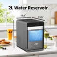 thumbnail image 5 of IKT Nugget Ice Maker Countertop, Self-Cleaning,Touch Panel, Night Light  Portable Pebble Sonic Ice Machine with Soft Chewable Ice for Home, Kitchen, Office,Camping, Gray, 5 of 13