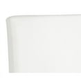 thumbnail image 5 of Sunpan Branson 19" Modern Faux Leather Dining Chair in White (Set of 2), 5 of 6