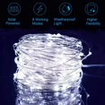 thumbnail image 2 of [2 Pack] 2 x 10M 200 LED Solar String Lights 8 Patterns Copper Wire Waterproof Decorative String Lights for Garden, Wedding, Party, Patio, Bedroom, Balcony, 2 of 5