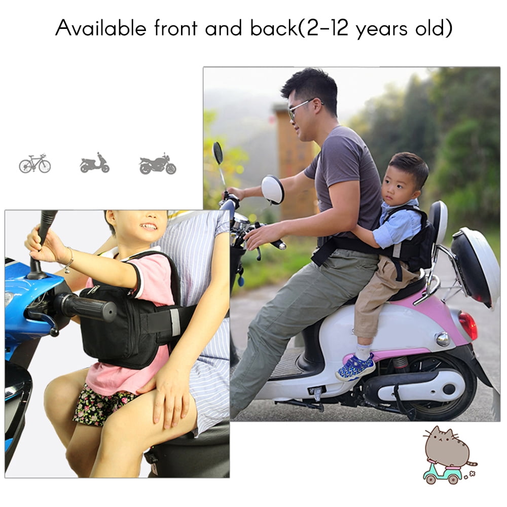 Adjustable Children s Motorcycle Safety Harness Electric Vehicle Safety Strap for Kids Prevents Falling