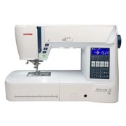 Restored Janome Skyline S6 Computerized Sewing and Quilting Machine with 196 Built-In Stitches, Automatic Thread Cutter, and AcuFeed Flex Fabric Feeding System, White (Refurbished)