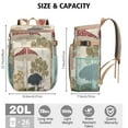 thumbnail image 3 of Cooler Backpack 26 Cans Portable Backpack Coolers Insulated Leak Proof,Camping Cooler Backpack for Travel,Beach,Camping,Picnic,Lunch Backpack for Office Workers Family Travelers, 3 of 6