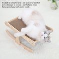 thumbnail image 4 of Flmtop Kitten Hammock Smooth Edges Easy to Assemble Thickened Wooden Cat Rocking Bed for Pet Sleeping, 4 of 9