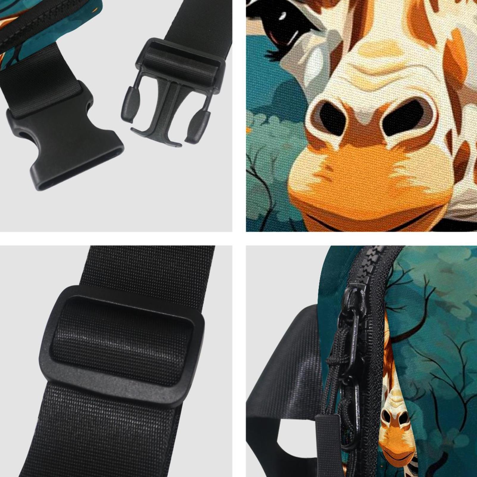 Giraffe Adjustable Lightweight Running Belt Waist Bag with Extension Strap for Unisex